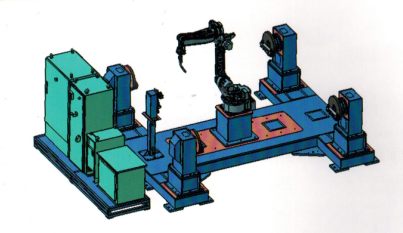 江苏H型变位机可扩展型机器人工作站